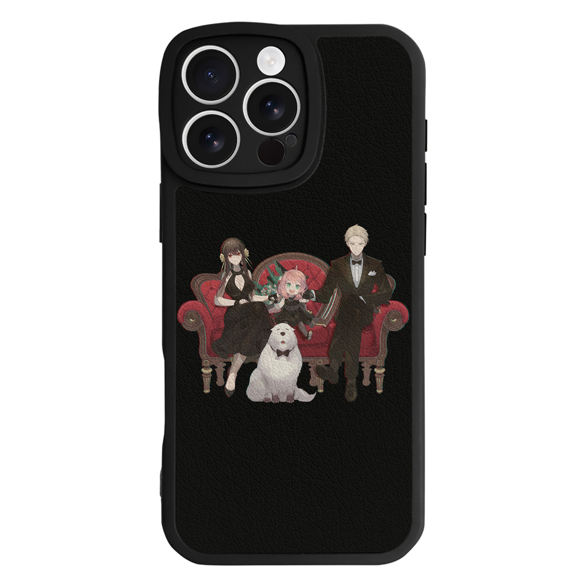 （画像用） SPY×FAMILY间谍家家酒 【iPhone 16シリーズ対応】シリコンスマホケース（レザー調） 材質：シリコン